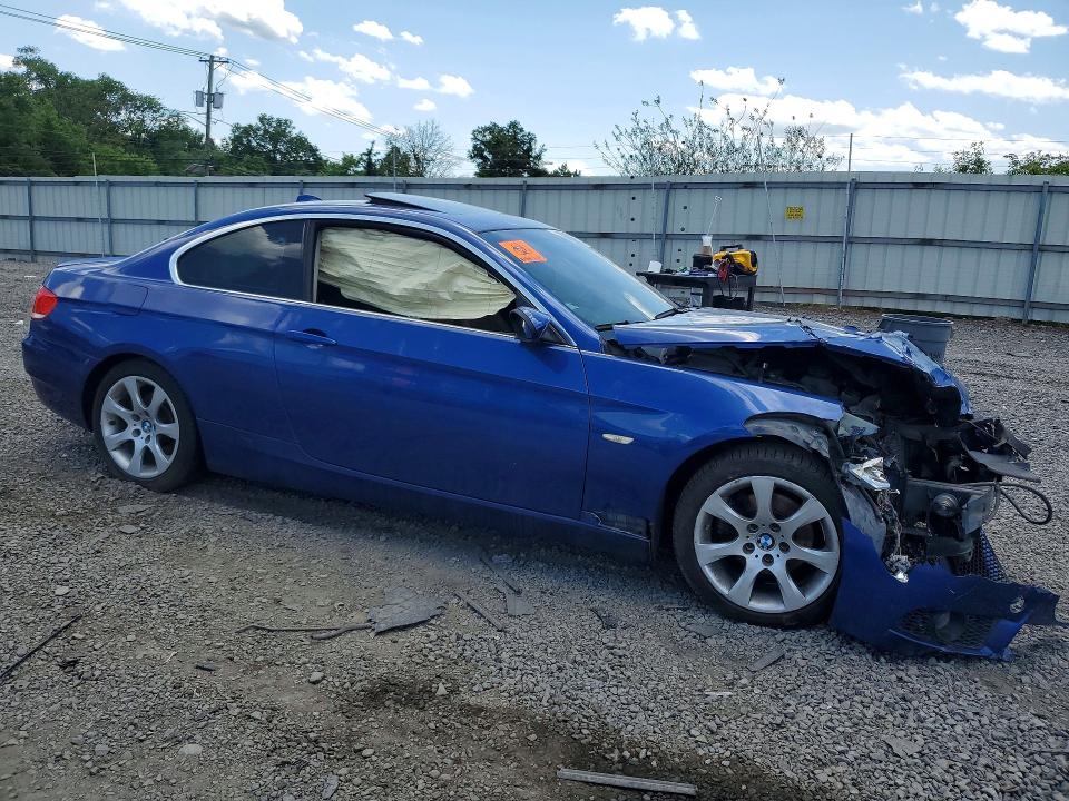 2007 BMW 3er VIN WBAWC33557PC87069 COPART salvage auction — FRONT END, Nj - Cert Of Title-Salvage, sold $350 on 2026-07-17 (photo 4)