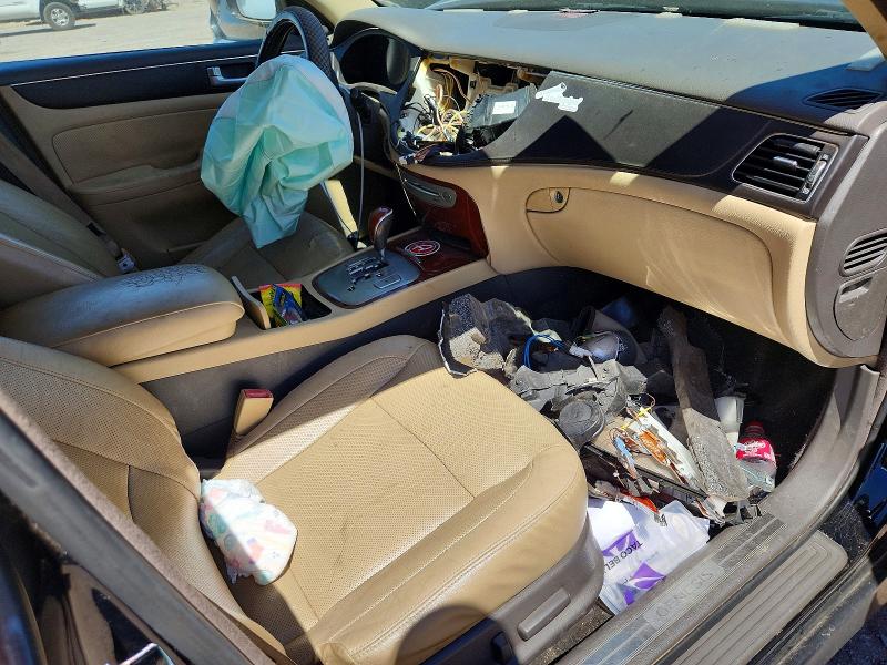 2012 Hyundai Genesis VIN KMHGC4DD8CU202006 COPART salvage auction — FRONT END, Az - Cert Of Title - Salvage, sold $175 on 2026-07-06 (photo 8)