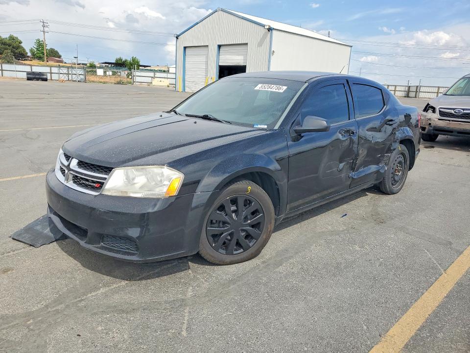 2014 Dodge Avenger VIN 1C3CDZAB8EN133495 COPART salvage auction — SIDE, Salvage Title, sold $399 on 2026-09-10 (photo 1)