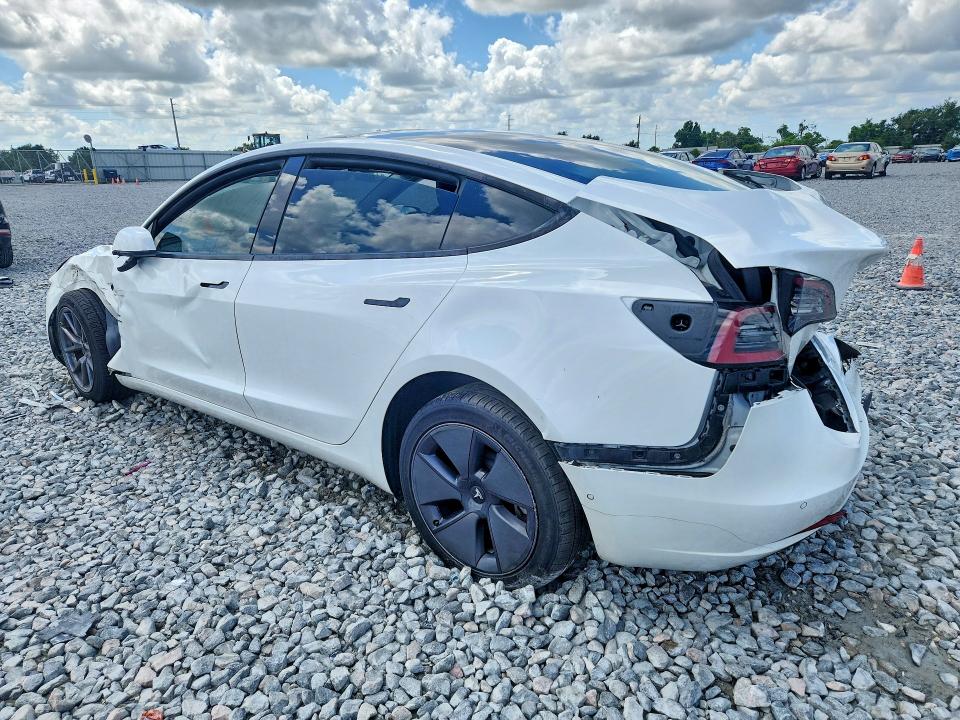 2022 Tesla Model 3 VIN 5YJ3E1EB0NF267758 COPART salvage auction — REAR END, FL - CERTIFICATE OF DESTRUCTION, sold $0 on 2026-09-16 (photo 2)