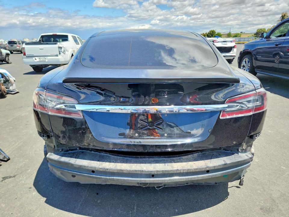 2018 Tesla Model s VIN 5YJSA1E48JF259796 COPART salvage auction — FRONT END, Ca - Salvage Certificate, sold $8,200 on 2026-07-27 (photo 6)