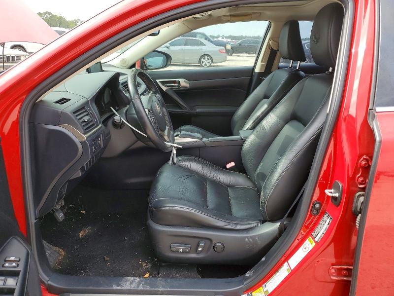 2014 Lexus Ct VIN JTHKD5BH7E2201305 COPART salvage auction — REAR END, Tx - Salvage Vehicle Title, sold $2,400 on 2026-07-07 (photo 7)