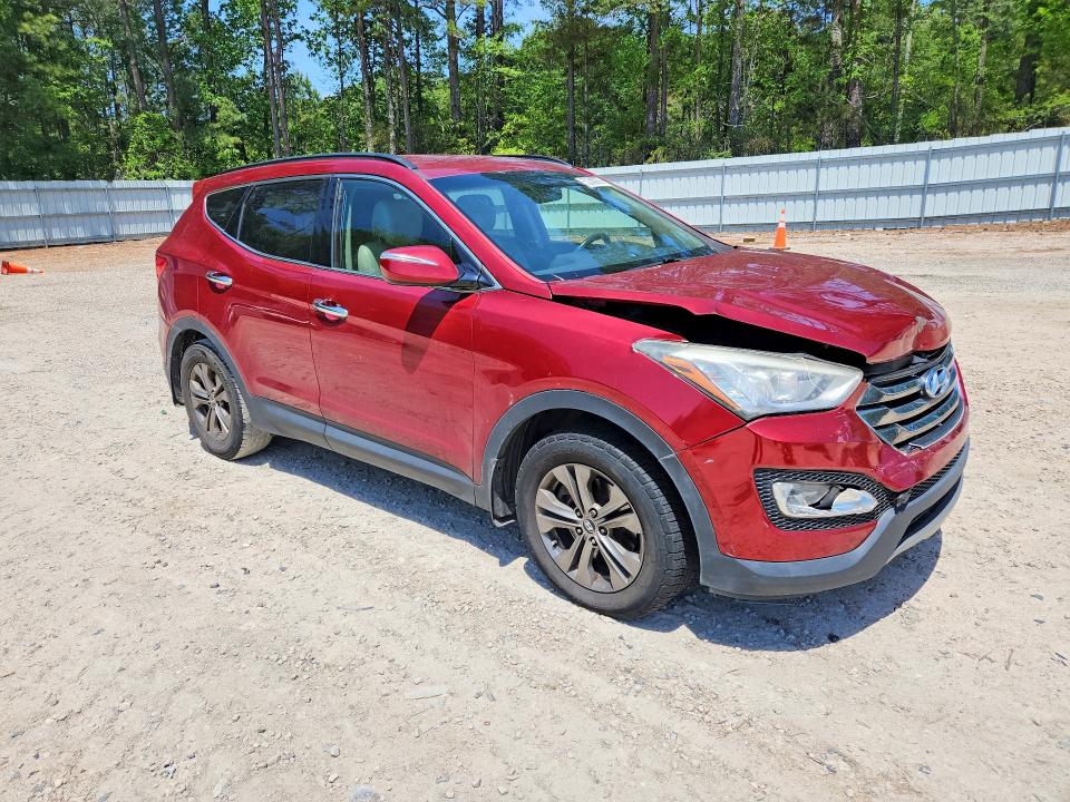 2014 Hyundai Santa fe VIN 5XYZU3LB7EG184350 COPART salvage auction — FRONT END, Nc - Salvage Certificate Of Title, sold $1,750 on 2026-07-10 (photo 4)