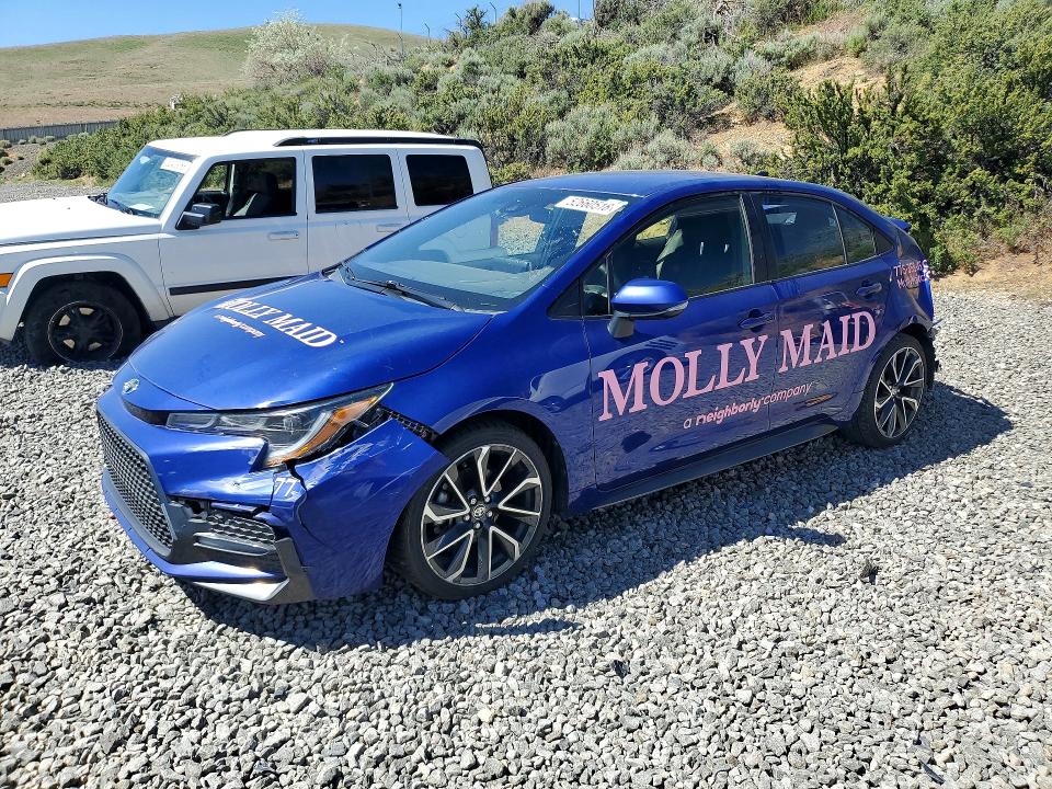 2021 Toyota VIN JTDS4MCE1MJ079335 COPART salvage auction — REAR END, Nv - Salvage Title, sold $3,950 on 2026-07-02 (photo 1)