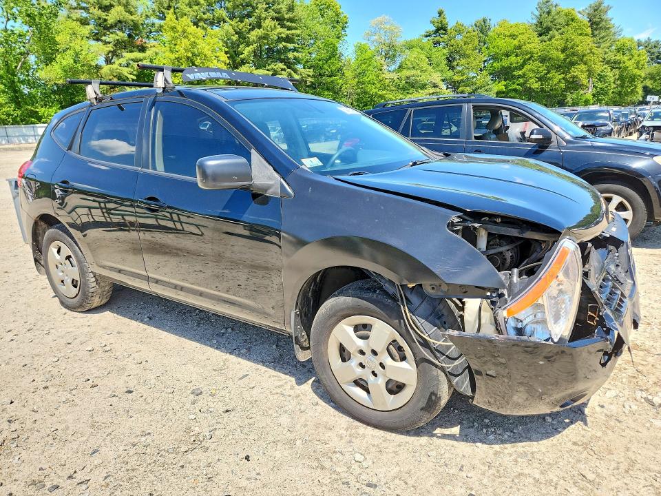 2008 Nissan Rogue sport VIN JN8AS58V98W401538 COPART salvage auction — FRONT END, Ma - Cert Of Title-Reconstrctd Coll, sold $500 on 2026-07-02 (photo 4)