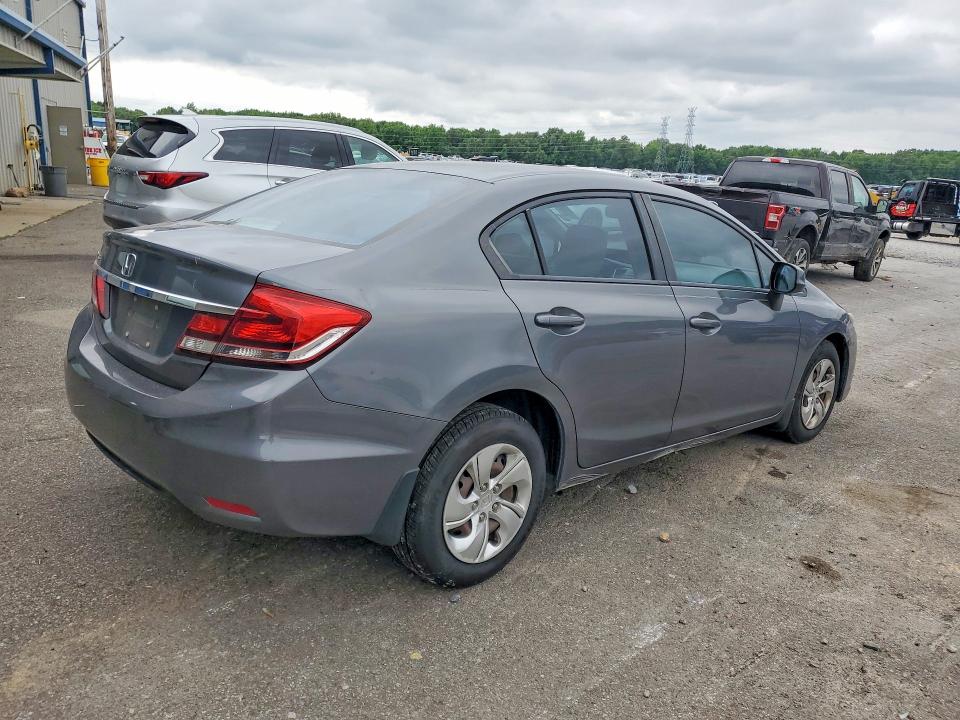 2013 Honda Civic VIN 19XFB2F57DE048322 COPART salvage auction — FRONT END, TN - SALVAGE CERTIFICATE, sold $2,500 on 2026-07-09 (photo 3)