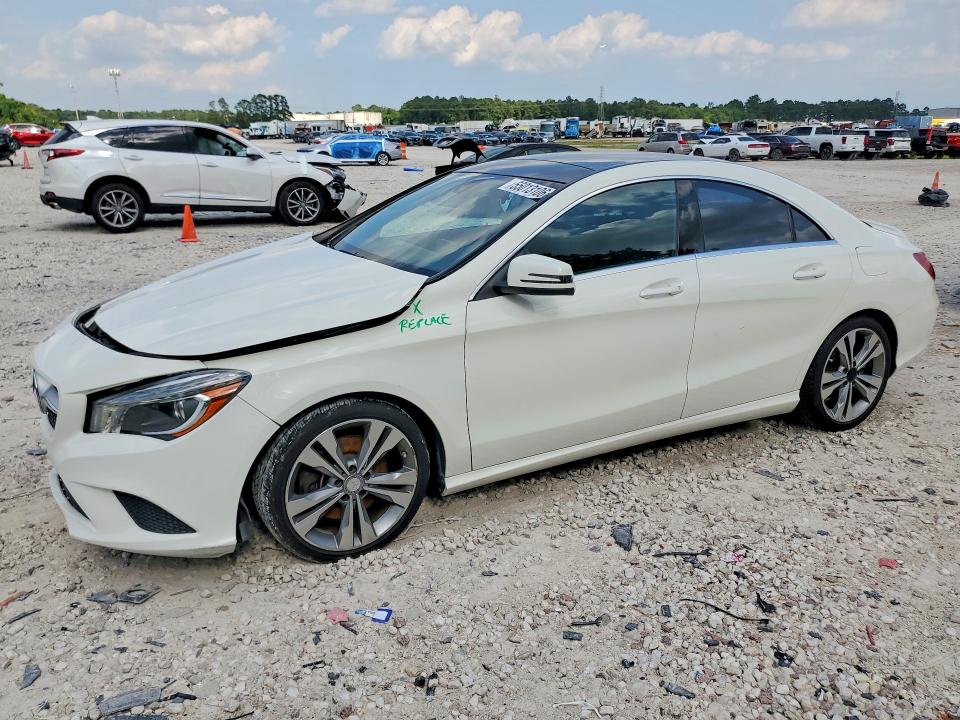 2014 Mercedes-benz Cla-klasse VIN WDDSJ4EB3EN049815 COPART salvage auction — FRONT END, Tx - Salvage Vehicle Title, sold $2,000 on 2026-07-14 (photo 1)