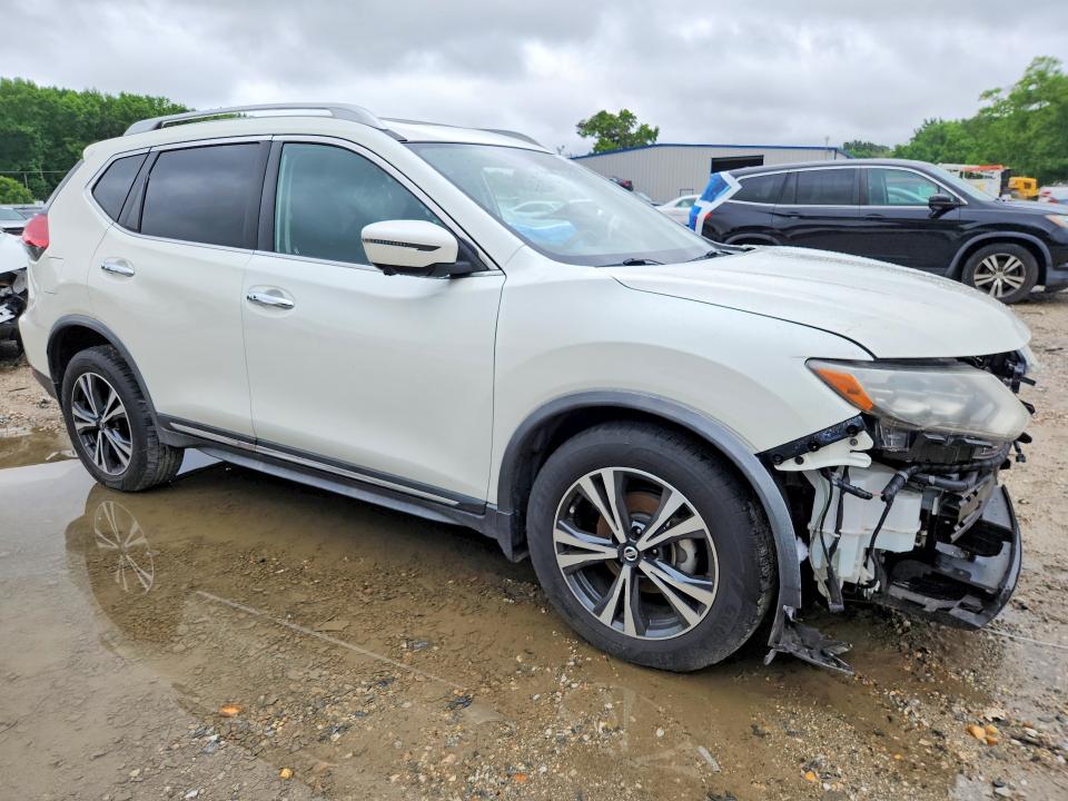 2017 Nissan Rogue VIN JN8AT2MT2HW405415 COPART salvage auction — FRONT END, VA - CERT OF TITLE - SALVAGE, sold $900 on 2026-07-28 (photo 4)