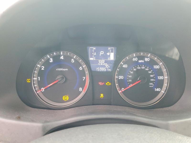 2015 Hyundai Accent VIN KMHCT5AE1FU211832 COPART salvage auction — FRONT END, Tx - Certificate Of Title, sold $675 on 2026-07-22 (photo 9)