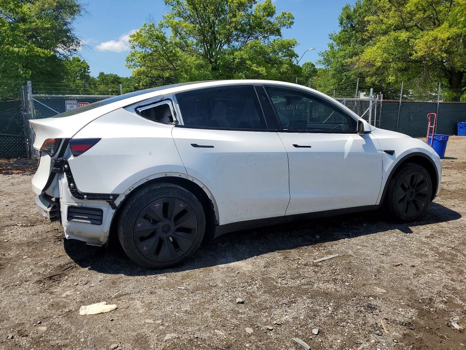 2024 Tesla VIN 7SAYGDED7RF128447 COPART salvage auction — REAR END, Salvage Title, sold $9,600 on 2026-07-23 (photo 3)