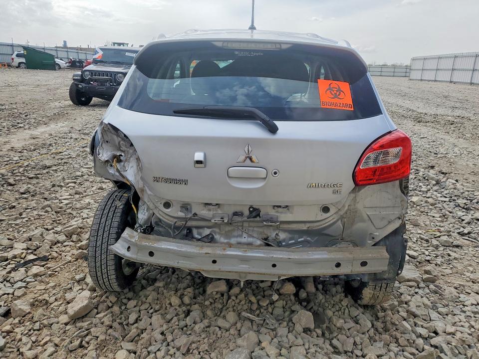 2017 Mitsubishi VIN ML32A4HJ8HH015050 COPART salvage auction — REAR END, Ks - Cert Of Title-Salvage, sold $600 on 2026-07-27 (photo 6)
