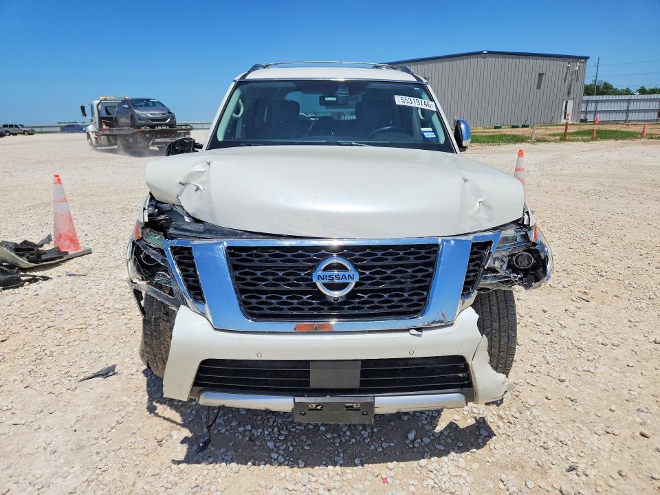 2018 Nissan VIN JN8AY2NF6J9330894 COPART salvage auction — FRONT END, Tx - Salvage Vehicle Title, sold $4,000 on 2026-07-16 (photo 5)