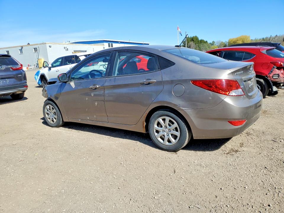 2013 Hyundai Accent VIN KMHCT4AE9DU511397 COPART salvage auction — FRONT END, On - Permit Salvage, sold $300 on 2026-07-14 (photo 2)