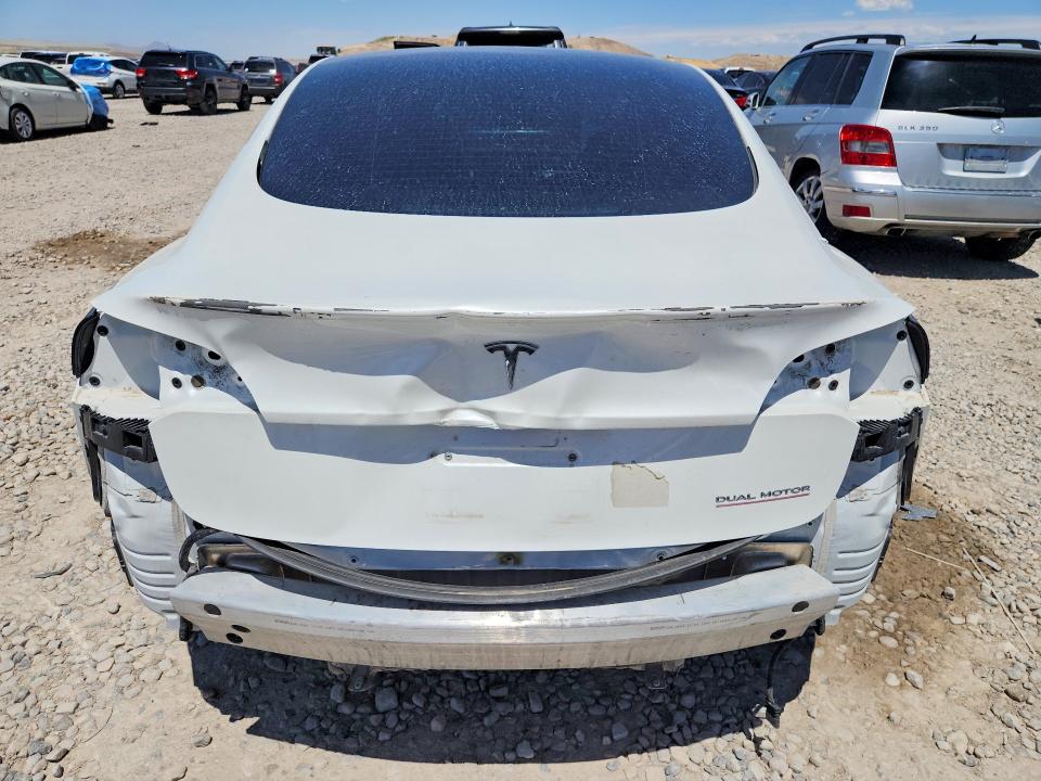 2021 Tesla Model 3 VIN 5YJ3E1EC3MF059669 COPART salvage auction — REAR END, UT - SALVAGE CERTIFICATE, sold $7,700 on 2026-07-24 (photo 6)