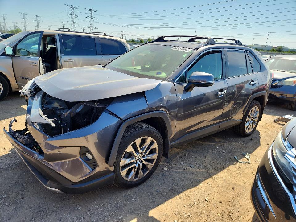 2019 Toyota Rav 4 VIN JTMN1RFV0KJ017937 COPART salvage auction — FRONT END, IL - SALVAGE CERTIFICATE, sold $9,800 on 2026-07-28 (photo 1)