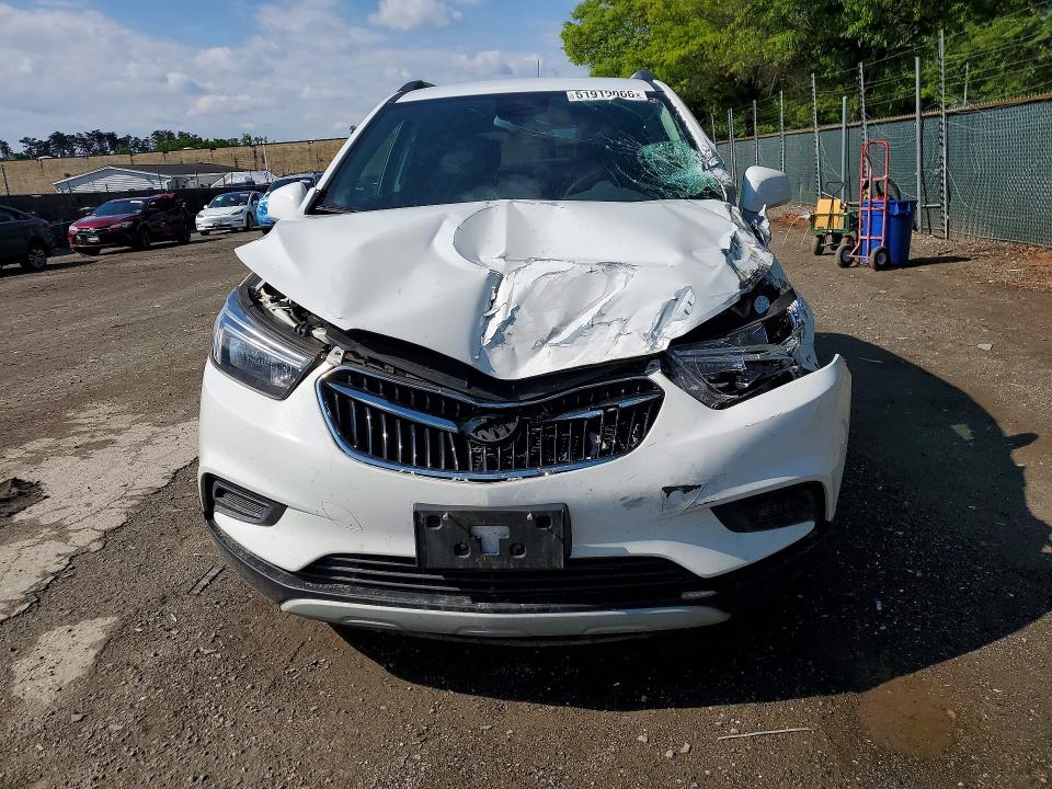 2021 Buick Encore VIN KL4CJESM4MB372114 COPART salvage auction — FRONT END, Md - Cert Of Salvage > 75% Damage, sold $1,550 on 2026-07-07 (photo 5)
