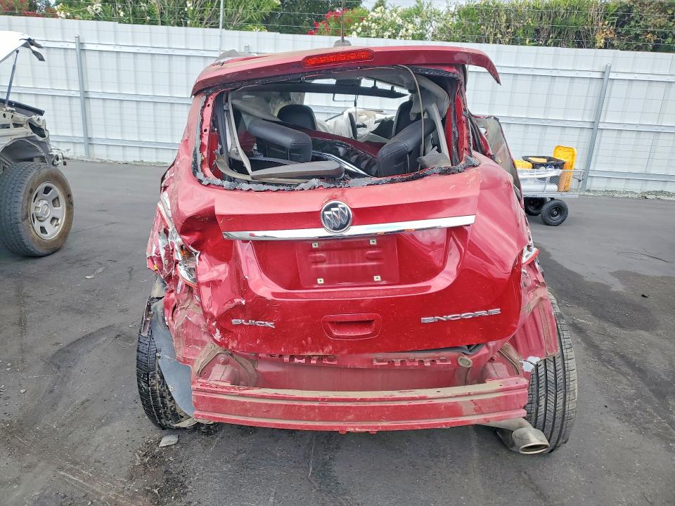 2016 Buick Encore VIN KL4CJASB1GB625630 COPART salvage auction — ROLLOVER, Ca - Non-Repairable Vehicle Cert, sold $50 on 2026-07-14 (photo 6)
