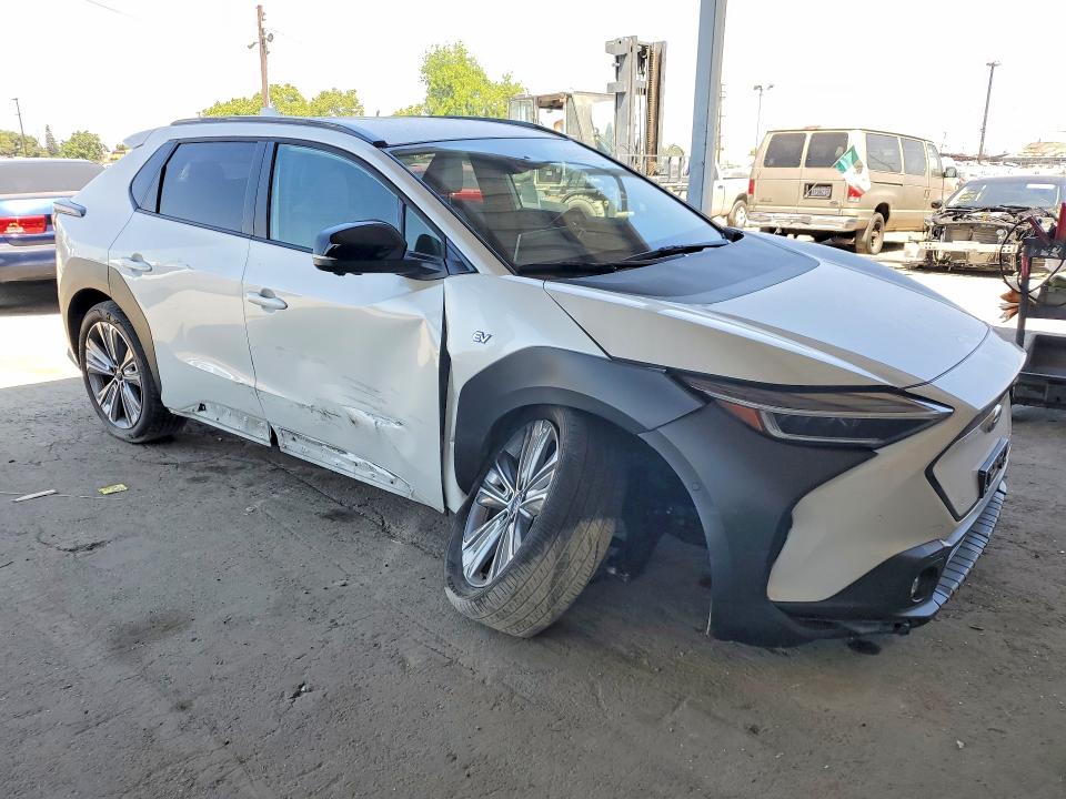 2024 Subaru Solterra VIN JTMABABA0RA082085 COPART salvage auction — FRONT END, Ca - Salvage Certificate, sold $9,200 on 2026-07-23 (photo 4)