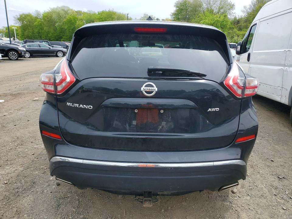 2015 Nissan Murano VIN 5N1AZ2MH0FN279947 COPART salvage auction — FRONT END, Ct - Cert Of Title-Salvage, sold $675 on 2026-07-09 (photo 6)