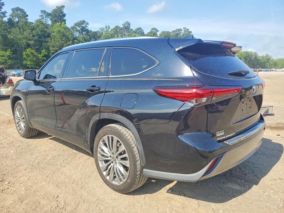 2021 Toyota Highlander VIN 5TDFZRAH9MS078594 COPART salvage auction — WATER/FLOOD, La - Cert Of Title-Salvage, sold $9,700 on 2026-07-24 (photo 2)