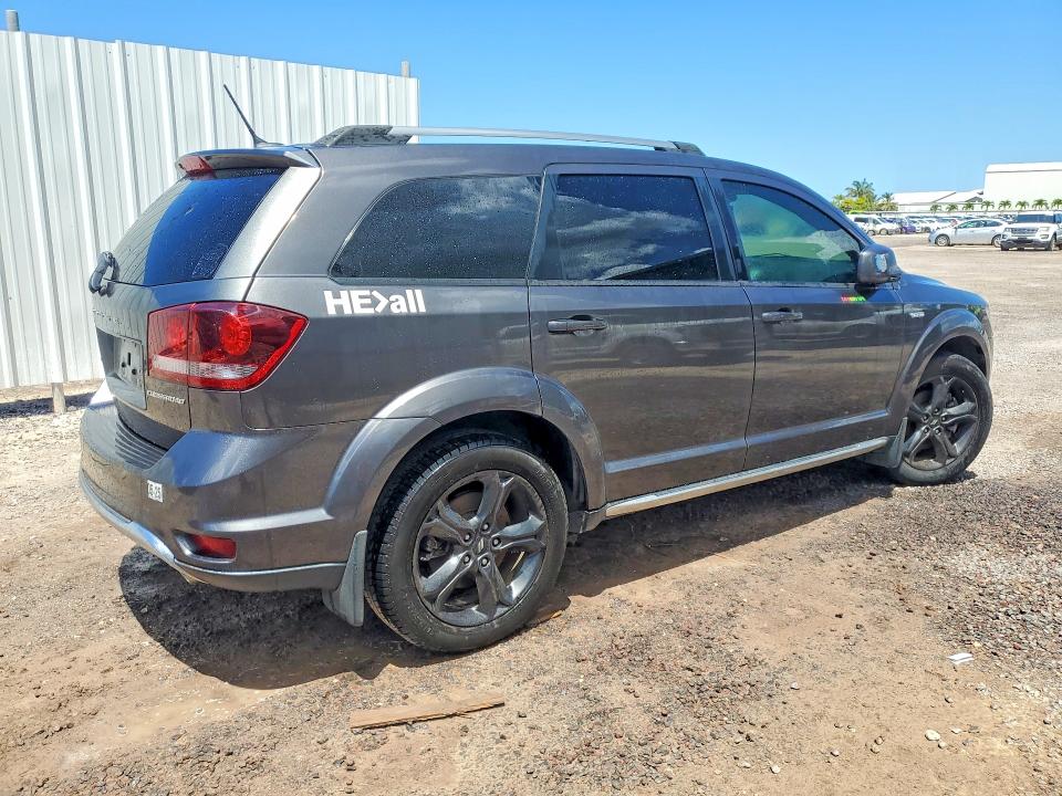 2018 Dodge Journey VIN 3C4PDCGG6JT257286 COPART salvage auction — FRONT END, Hi - Cert Of Title-Repossession, sold $2 on 2026-07-27 (photo 3)