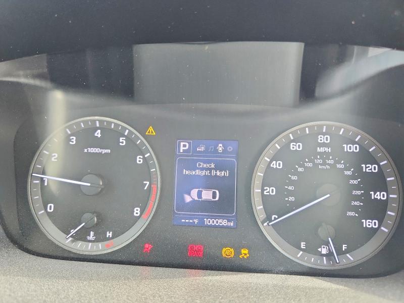 2016 Hyundai Sonata VIN 5NPE24AF3GH323563 COPART salvage auction — FRONT END, MI - CERTIFICATE OF TITLE, sold $525 on 2026-07-02 (photo 9)