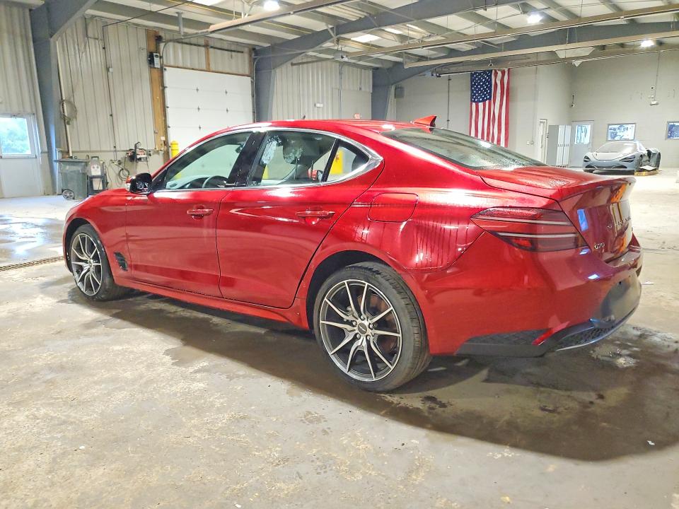 2023 Genesis G70 VIN KMTG34TA4PU132118 COPART salvage auction — FRONT END, Tn - Non-Repairable Certificate, sold $8,900 on 2026-07-21 (photo 2)