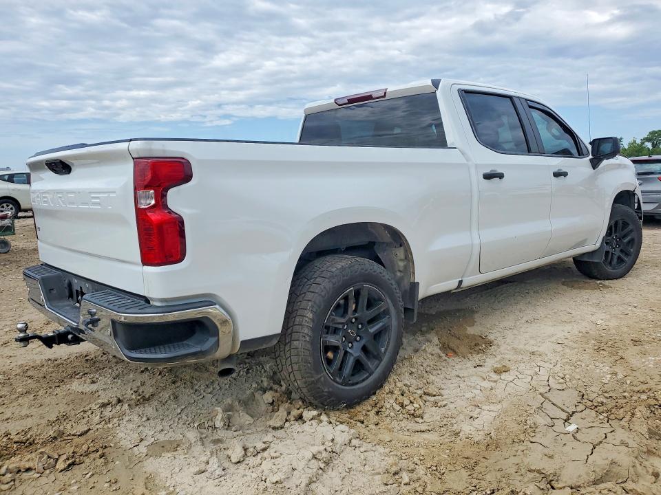 2024 Chevrolet Silverado 1500 VIN 1GCPAAEK0RZ171366 COPART salvage auction — FRONT END, TX - SALVAGE VEHICLE TITLE, sold $9,100 on 2026-07-28 (photo 3)