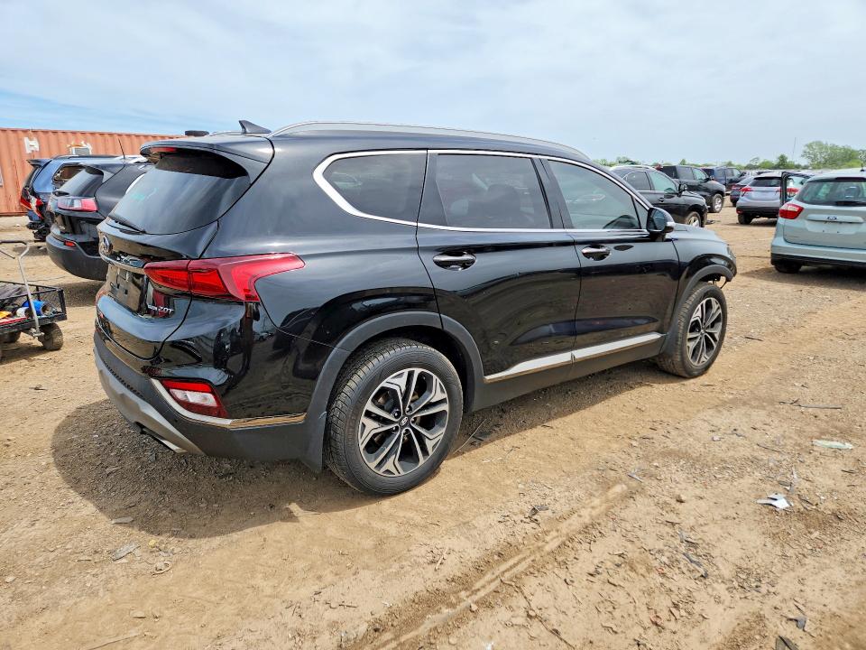 2019 Hyundai Santa fe VIN 5NMS5CAA4KH105601 COPART salvage auction — FRONT END, Il - Salvage Certificate, sold $6,800 on 2026-07-02 (photo 3)