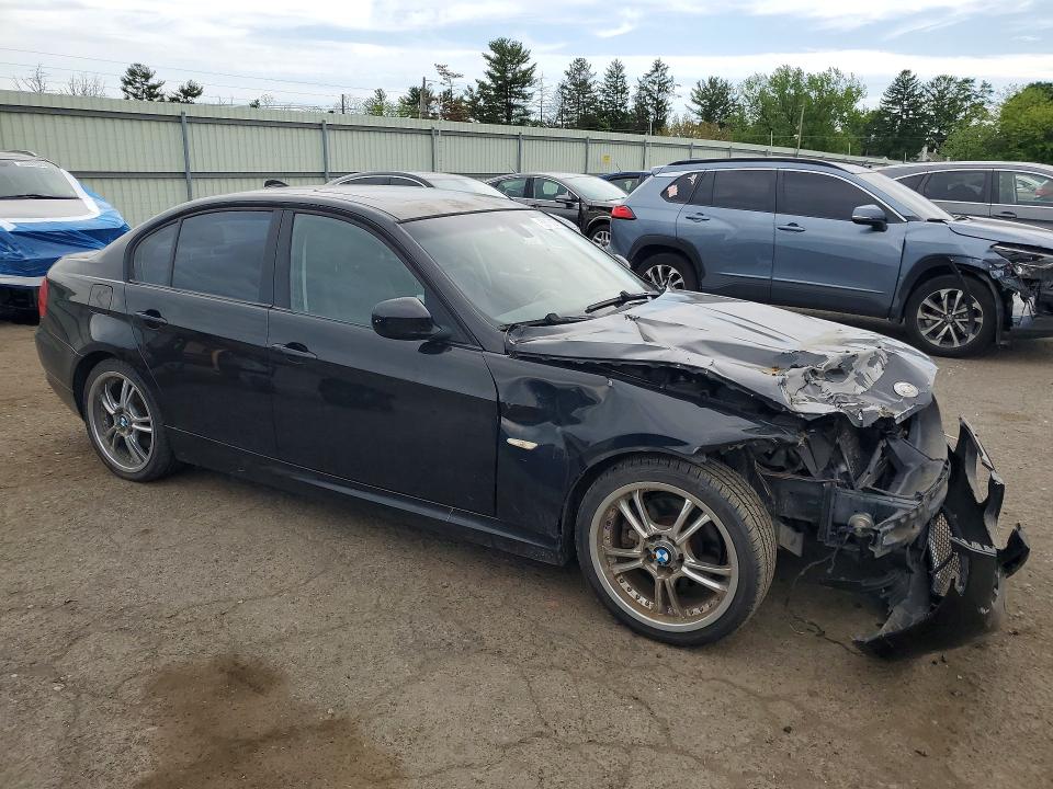 2009 BMW 3 series VIN WBAPH53569A435847 COPART salvage auction — FRONT END, PA - CERT OF SALV-R=RECONSTRUCTED, sold $400 on 2026-07-21 (photo 4)