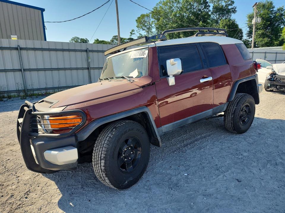 2008 Toyota Fj cruiser VIN JTEBU11F48K040907 COPART salvage auction — SIDE, Nc - Salvage Certificate Of Title, sold $1,850 on 2026-07-29 (photo 1)