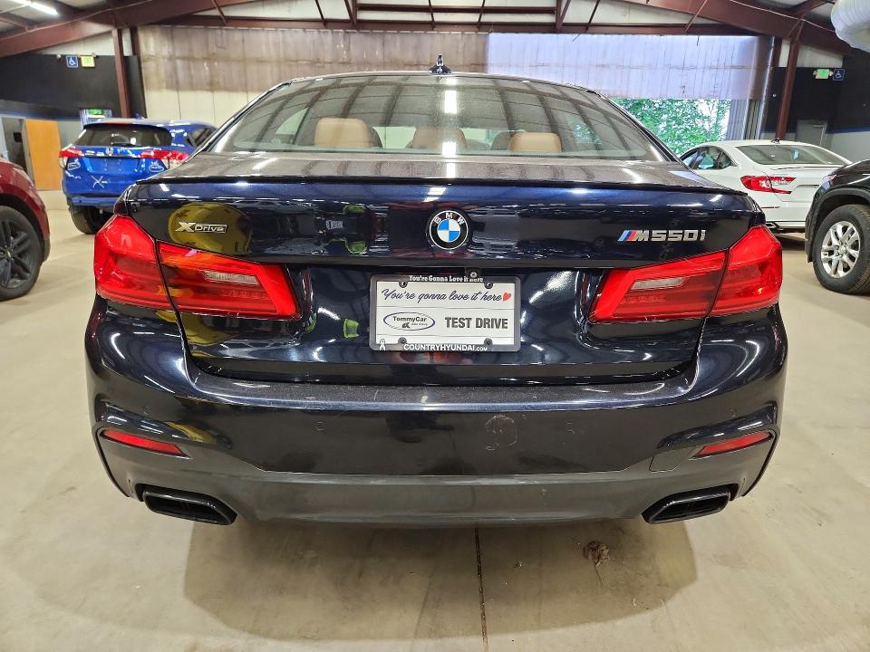 2018 BMW M550i xdrive VIN WBAJB9C52JB035796 COPART salvage auction — MINOR DENT/SCRATCHES, Ma - Certificate Of Title, sold $12,400 on 2026-07-27 (photo 6)