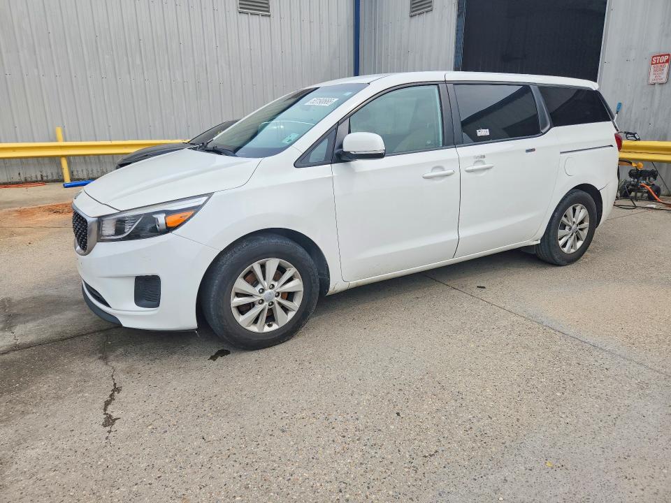 2017 Kia SEDONA VIN KNDMB5C1XH6233079 COPART salvage auction — REAR END, La - Cert Of Title-Salvage, sold $70 on 2026-07-29 (photo 1)