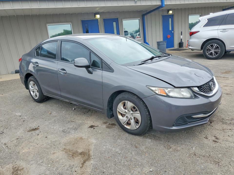 2013 Honda Civic VIN 19XFB2F57DE048322 COPART salvage auction — FRONT END, TN - SALVAGE CERTIFICATE, sold $2,500 on 2026-07-09 (photo 4)