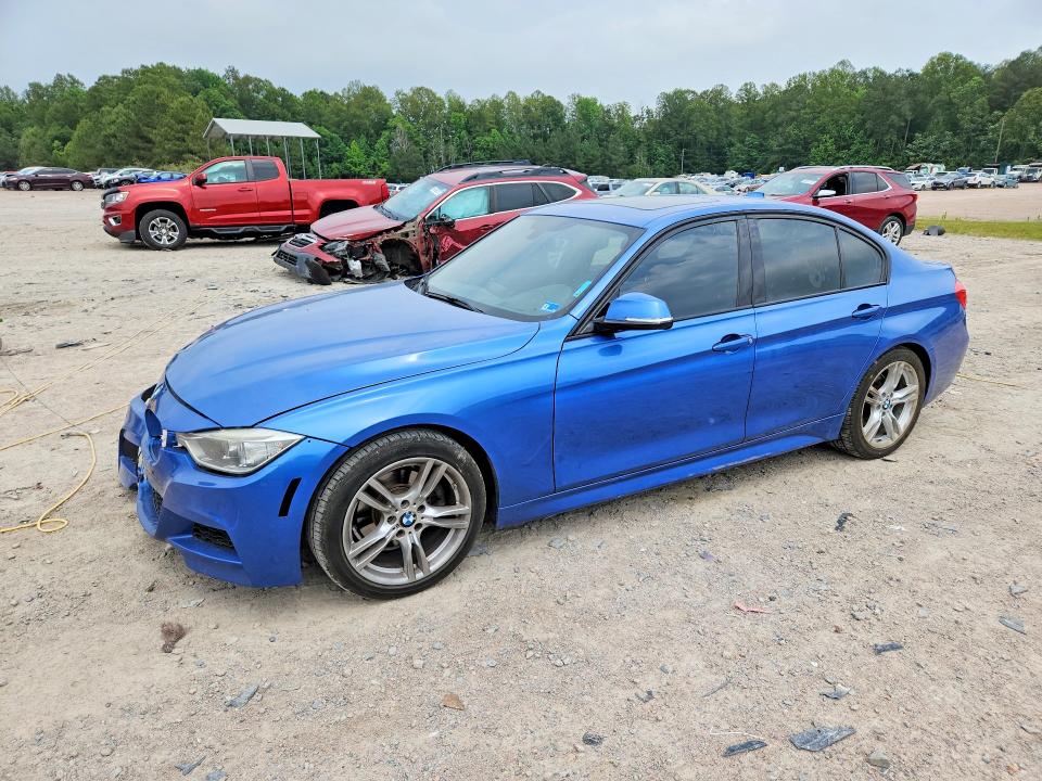 2013 BMW 3er VIN WBA3A5C55DF350349 COPART salvage auction — FRONT END, Va - Cert Of Title - Salvage, sold $1,400 on 2026-08-10 (photo 1)