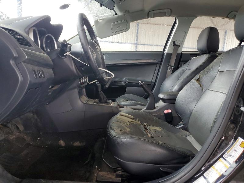 2011 Mitsubishi Lancer VIN JA32U8FW6BU002918 COPART salvage auction — FRONT END, GA - CERT OF TITLE-SALVAGE, sold $425 on 2026-07-16 (photo 7)