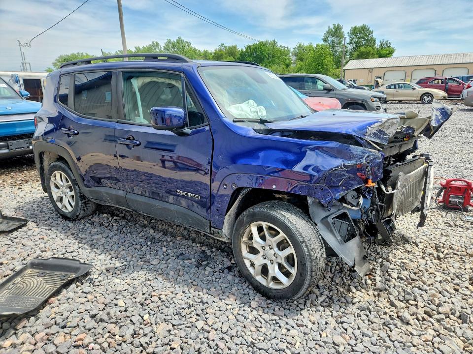 2018 Jeep Renegade VIN ZACCJBBB0JPG93359 COPART salvage auction — FRONT END, Il - Salvage Certificate, sold $600 on 2026-07-20 (photo 4)