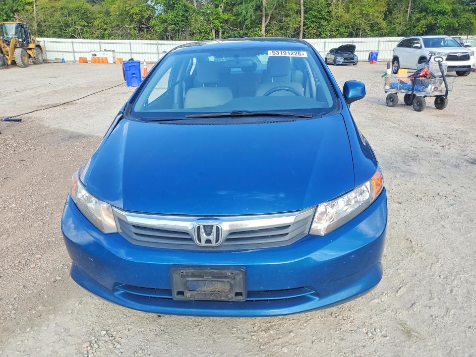 2012 Honda Civic VIN 19XFB2F54CE081521 COPART salvage auction — SIDE, Nc - Salvage Certificate Of Title, sold $2,300 on 2026-07-03 (photo 5)