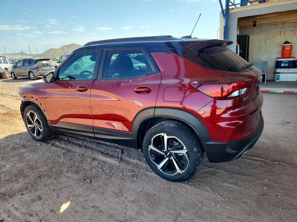 2022 Chevrolet Trailblazer VIN KL79MTSL3NB095022 COPART salvage auction — FRONT END, Az - Cert Of Title - Salvage, sold $4,250 on 2026-07-21 (photo 2)