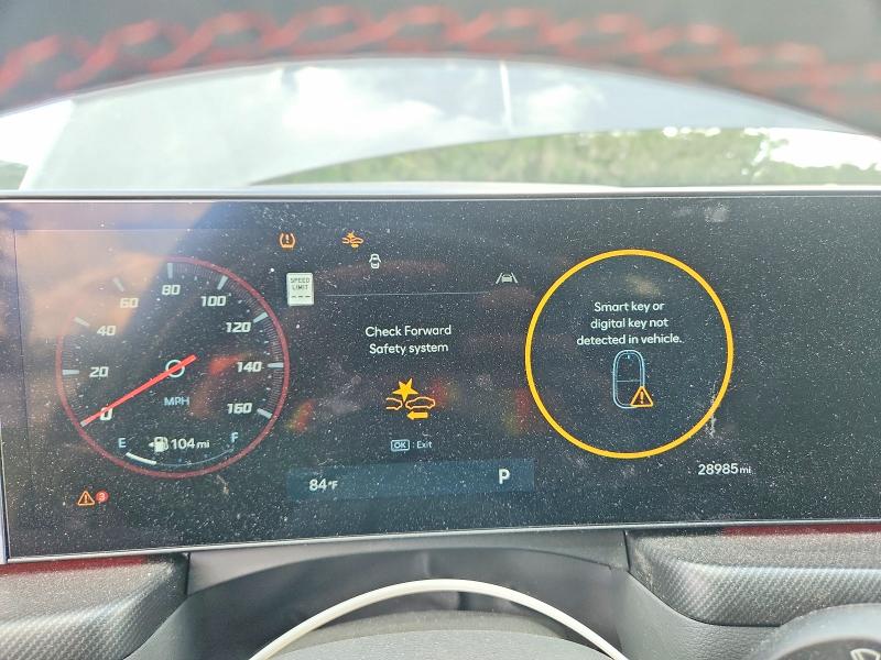 2024 Hyundai Sonata VIN KMHL54JC9RA373913 COPART salvage auction — FRONT END, Fl - Certificate Of Destruction, sold $6,900 on 2026-07-14 (photo 9)