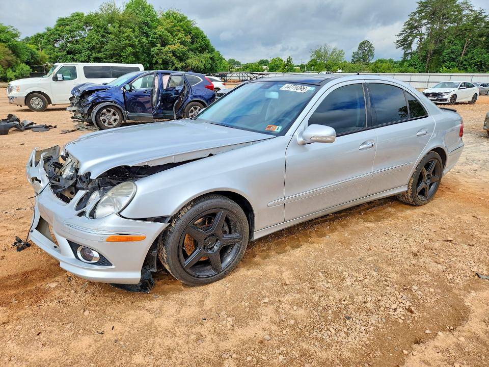 2009 Mercedes-benz E-klasse VIN WDBUF90X79B393173 COPART salvage auction — FRONT END, Nc - Salvage Certificate Of Title, sold $1,900 on 2026-07-25 (photo 1)