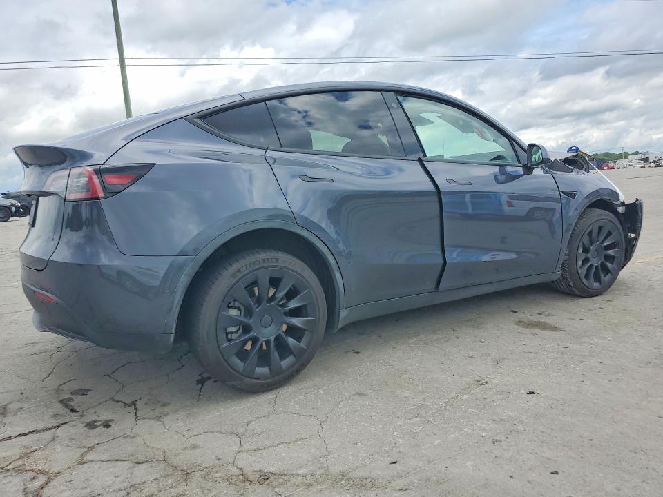 2022 Tesla Model y VIN 7SAYGDEE7NA006364 COPART salvage auction — FRONT END, Tn - Salvage Certificate, sold $6,400 on 2026-07-15 (photo 3)