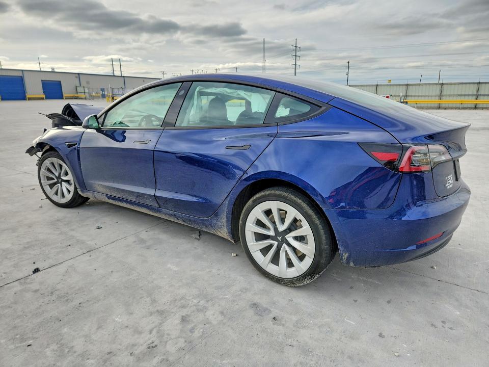 2022 Tesla Model 3 VIN 5YJ3E1EB5NF309227 COPART salvage auction — FRONT END, Tx - Salvage Vehicle Title, sold $3,100 on 2026-07-14 (photo 2)