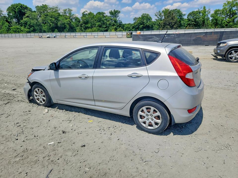 2013 Hyundai Accent VIN KMHCT5AE3DU109865 COPART salvage auction — FRONT END, Sc - Cert Of Title-Salvage, sold $750 on 2026-07-15 (photo 2)