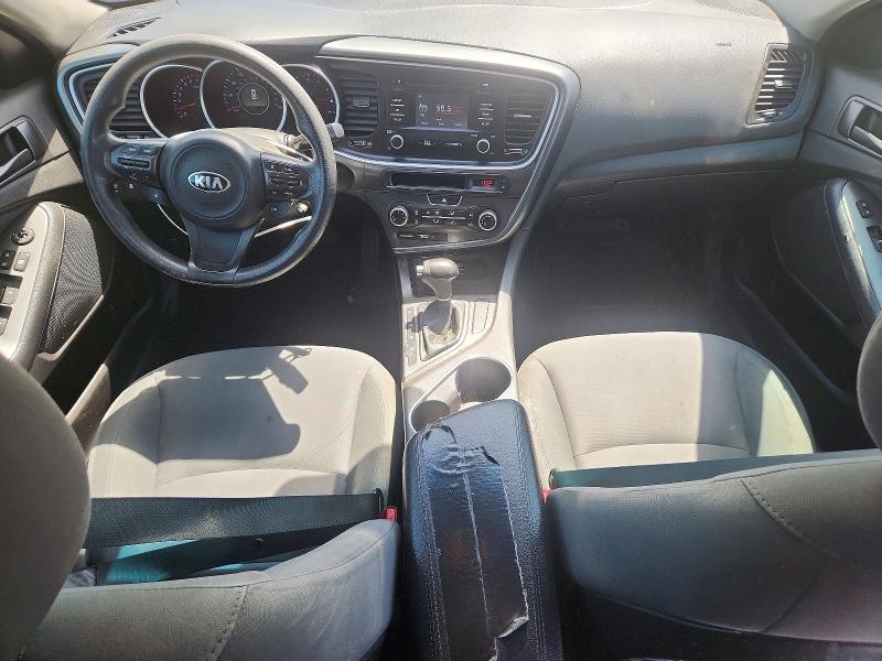 2015 Kia Optima VIN 5XXGM4A77FG489624 COPART salvage auction — REAR END, Ca - App For Dup Salvage Or Ac, sold $250 on 2026-07-10 (photo 8)