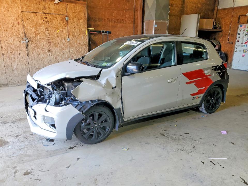 2024 Mitsubishi Mirage VIN ML32AWHJ5RH010790 COPART salvage auction — FRONT END, Pa - Certificate Of Salvage, sold $2,550 on 2026-07-16 (photo 1)