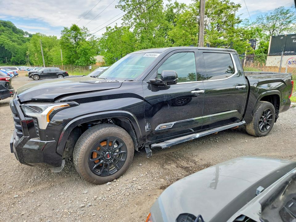 2024 Toyota Tundra VIN 5TFMC5DB8RX058718 COPART salvage auction — FRONT END, Ny - Mv-907A Salvage Certificate, sold $33,000 on 2026-07-07 (photo 1)