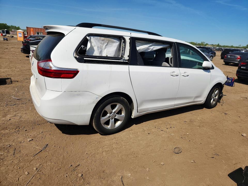 2017 Toyota VIN 5TDKZ3DC2HS846420 COPART salvage auction — FRONT END, Il - Salvage Certificate, sold $1,050 on 2026-07-16 (photo 3)
