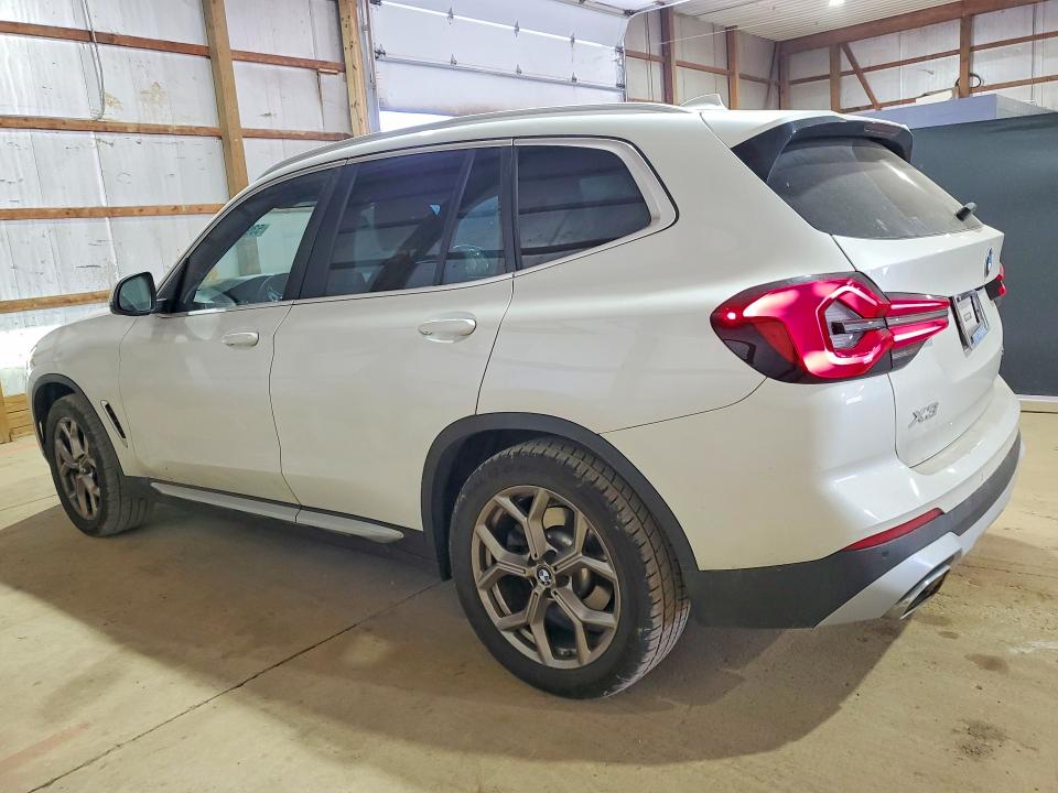 2022 BMW X3 VIN WBX57DP01NN154485 COPART salvage auction — HAIL, OH - CERT OF TITLE-SALVAGE, sold $12,800 on 2026-08-03 (photo 2)