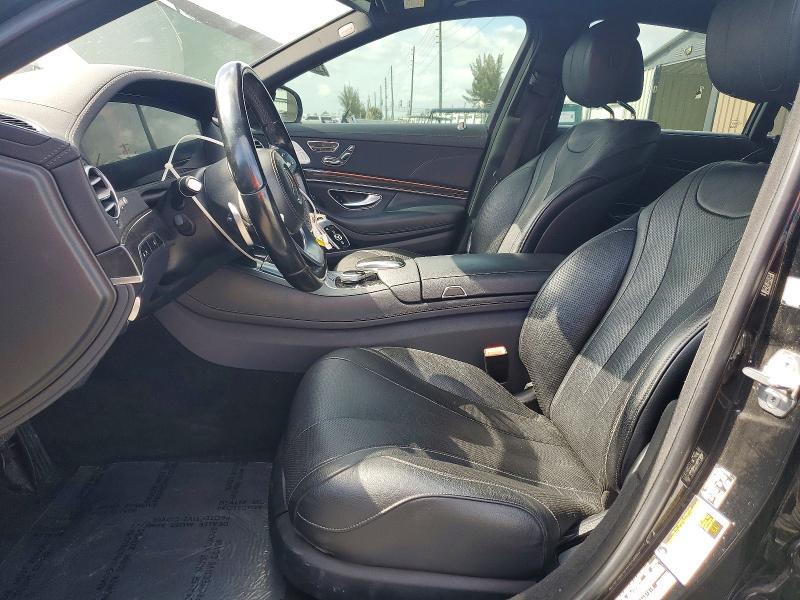 2019 Mercedes-benz S-klasse VIN WDDUG6EB5KA431219 COPART salvage auction — FRONT END, FL - CERT OF TITLE SLVG REBUILDABLE, sold $1,500 on 2026-07-27 (photo 7)
